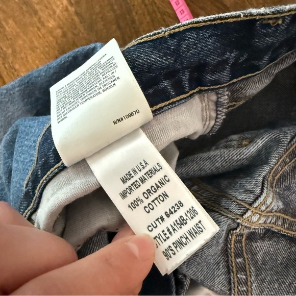 AGOLDE 90s Pinch Waist: High Rise Straight Jeans - Picture 7 of 9